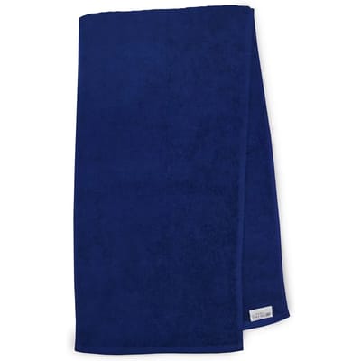 The One Towelling Sporthanddoek - 30 x 130 cm - Nek Handdoek - 100% Gekamd katoen - 450 gr/m² - Fitness handdoek - Marineblauw