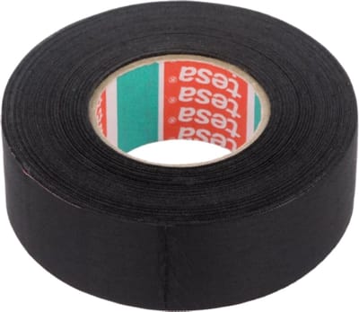 TESA Linnentape PET-wol - 25 mm breed - 160 um dik - Tot 125 graden - 25 meter - zwart