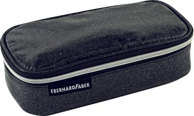 Eberhard Faber etui - Jumbo - glitter antraciet - leeg - EF-577587