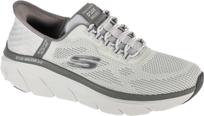 Skechers Slip-ins: D'Lux Walker 2.0 - Rezinate, Mannen, Grijs, Sneakers, maat: 42