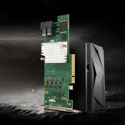 Allecto - 12 Gb HBA-kaart - PCIe 3.0 Controllerkaart - Plug Play