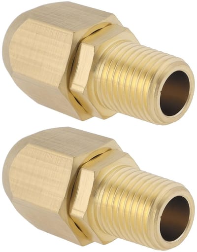 Dailygoods- Slang Reparatieset - 2 Stuks - Geschikt voor Slangen tot 10 mm - Draadtype NPT - Maximaal 300 PSI - Temperatuurbereik -40 tot +300 °F - Slangkoppeling
