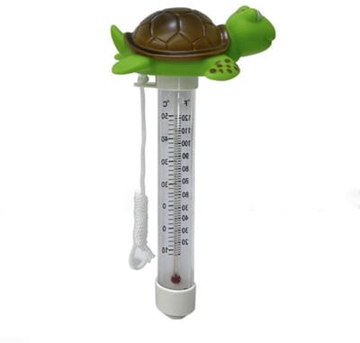 Zwembad Thermometer - Drijvende Meter - Water Temperatuur - Schildpad Ontwerp - 15 x 5 x 3 cm - Zoals Afgebeeld