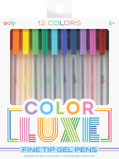 Ooly - Color Luxe - Gel pens - 12 Gelpennen met fijne punt