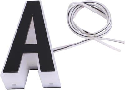 LED Huisnummer - Adresbord Verlicht - Adres Zichtbaar Maken - Weerbestendig Ontwerp - 675 Cm Hoog - Zwart