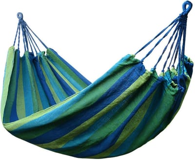 Hangmat Stoel - Luie Stoel - Ontspannen Buiten - Lichtgewicht Draagbaar - Single Person - Blauw