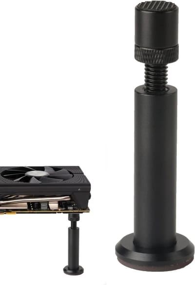 Verstelbare verticale GPU-steun voor grafische kaarten, anti-sagging ontwerp, geschikt voor 75-120mm kaarten