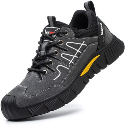 Veiligheidsschoenen voor heren Onverwoestbare schoenen met stalen neus Veiligheidsschoenen voor heren Lekvrije veiligheidsschoenen voor heren Werkschoenen voor heren Sneakers Antislip veiligheidsschoenen 43