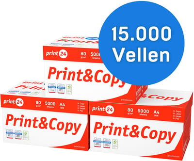 Printpapier Kopieerpapier 15000 vel 30 x 500 A4 Premium Hoogwit CIE 160 Testwinnaar PEFC gecertificeerd