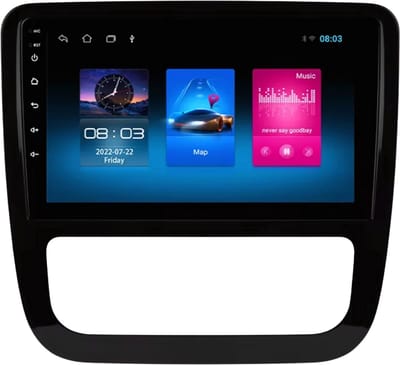 Autoradio met bluetooth - Carplay - Voor VW Volkswagen Scirocco (2008-2013) - Geschikt voor Apple en Android - Stereo - Navigatie - Navigatiesysteem auto - 1GB 16GB