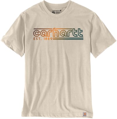 Carhartt S/S T-shirt met houthakkersprint 106538