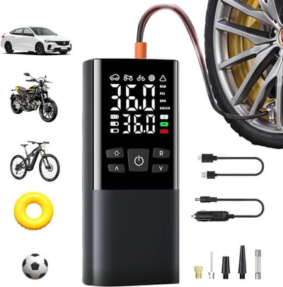 MRKK® Elektrische Fietspomp – Luchtpomp – Ballenpomp