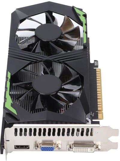 Dailygoods - 1050 Ti - Grafische kaart - Stil en geluidsarm - 4 GB - Voor gaming en multimedia - 128 bit - Desktopcomputer