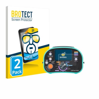 BROTECT - Screenprotector voor Kewtech KT63DL - Folie Beschermfolie transparant 2 Stuks