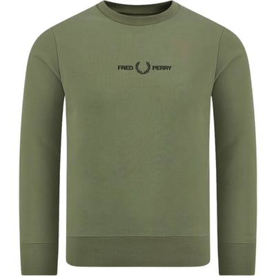 Sweater Fred Perry Embroidered Sweatshirt