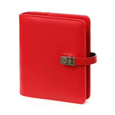 1311-97 hervulbare Pocket Agenda Organizer Pica Rood 1 week per 2 paginas 2026-2027-2028