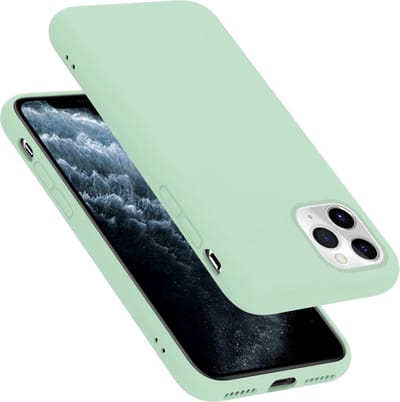 Cadorabo Hoesje geschikt voor Apple iPhone 11 PRO in LIQUID LICHT GROEN - Beschermhoes gemaakt van flexibel TPU silicone Case Cover