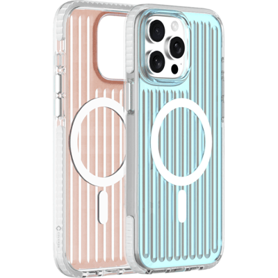 Coverzs Gradient MagSafe hoesje geschikt voor iPhone 15 Pro - Magsafe telefoonhoesje -Trendy kleurverloop
