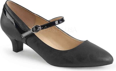 Pleaser Pink Label - FAB425 Pumps - Paaldans schoenen - 39 Shoes - Zwart