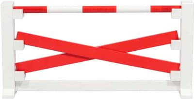 By Astrup Knuffel Paard Hindernis Gekruiste Balken Rood