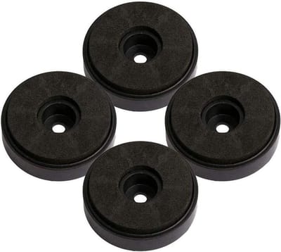 Platenspeler Isolatie Voetkussens - Luidspreker Spikes Stand - Audio Verbetering - Aluminium Legering Materiaal - 40x10mm - Zwart