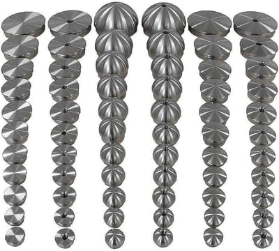 Einddoppen RVS - Buisdoppen Afsluitdoppen - Buis Afwerken - Halfronde Vorm - 761 x 2 mm - Zilverkleurig
