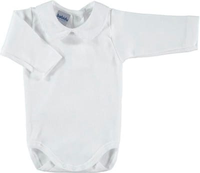 Romper Babidu 1188 wit met kraagje