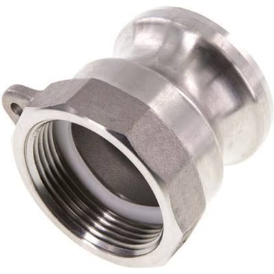 Camlock DN 40 (1 1/2'') Koppeling RvsG 1 1/2'' met binnendraad Type A EN 14420-7 (DIN 2828)