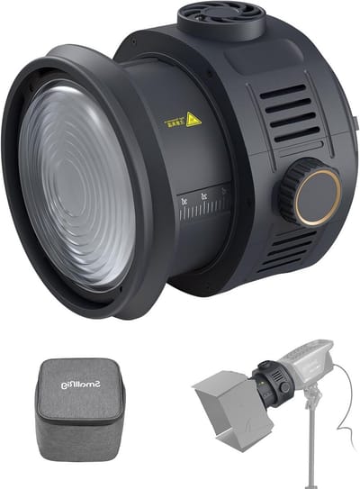 Fresnel Lens met Bowens Bezel voor Focusaanpassing met Één Hand voor RC120 / RC220 en Andere Continue Verlichting - Perfect voor Videoproductie en Fotografie