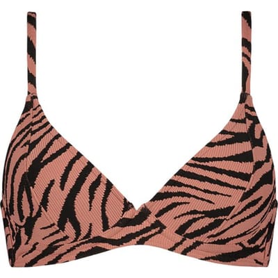 Beachlife - maat 80E- Rose Zebra BH-fit bikinitop met beugel - dames
