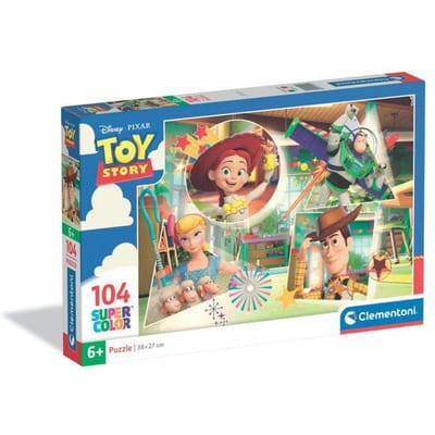Clementoni Kinderpuzzel Disney Toy Story - Puzzel 104 Stukjes - Legpuzzel voor je Kind - Educatief Speelgoed - Puzzels voor Kinderen vanaf 6 Jaar