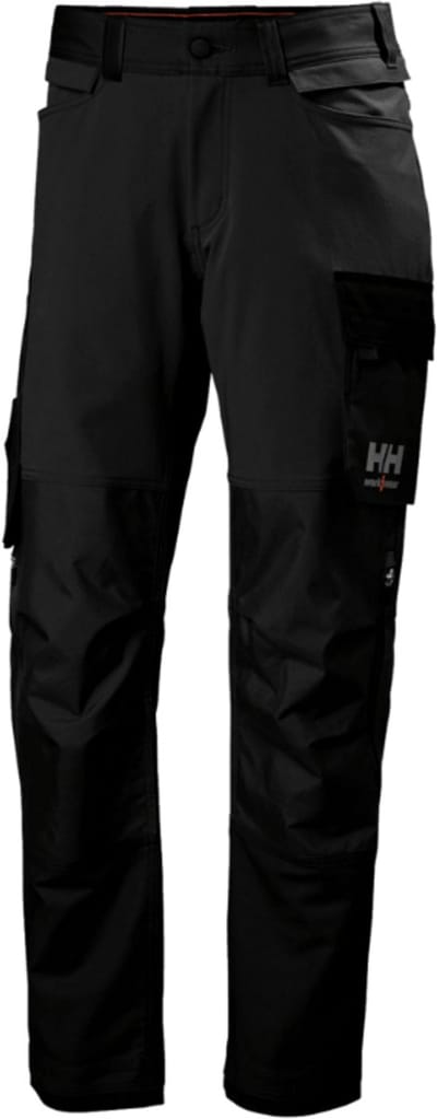 Helly Hansen 77395 OXFORD 4X CNCT PANT - BLACK - 990 - C48