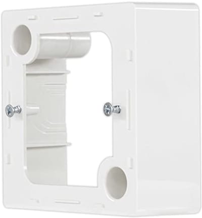 Quadro Opbouwbehuizing voor Inbouwschakelaars en Stopcontacten - Wit
