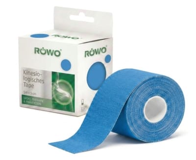 Rowo Kinesiotape blauw 5cm x 5m > 1 rol