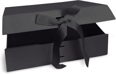 Luxe geschenkdoos met deksel en magneetsluiting, 23x17x7 cm (10 stuks) | Cadeaubox voor verjaardag, bruiloft en geboorte