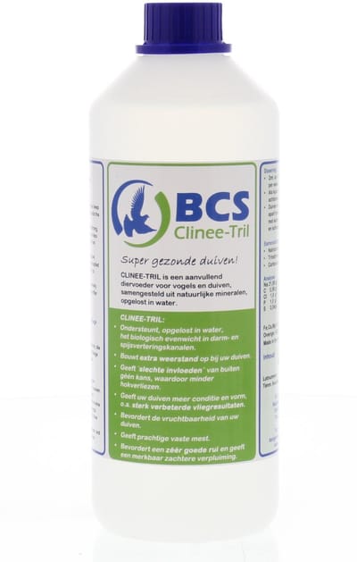 Clinee-Tril 500ml - supplement voor duiven
