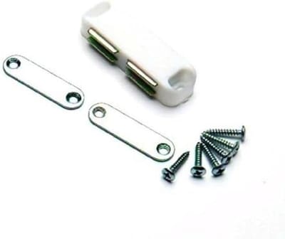 Magnetische Sluiting, Dubbele Plaat, Wit