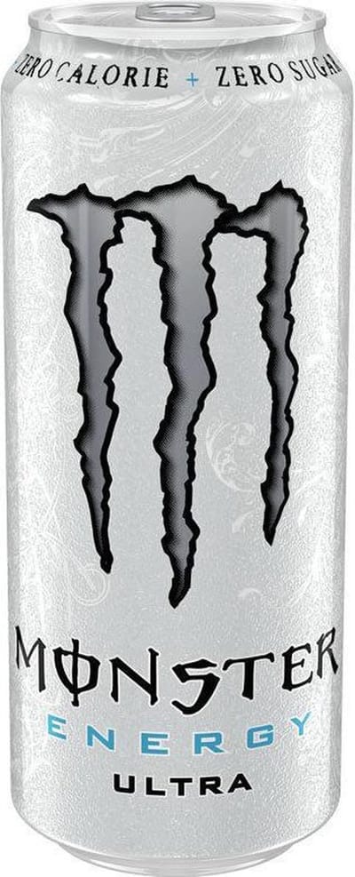 Monster Energy Ultra White - energiedrank zonder suiker en calorieén - 12x 500ml