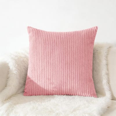 Corduroy Kussensloop 40X40 45X45 50x50cm Zachte Pluche Flanellen Kussenhoes Pluizige Bank Kussensloop voor Sofa Woonkamer Decoratie 40X40CM