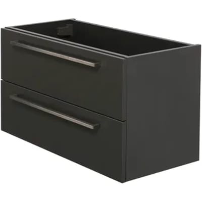 Aquazuro Wastafelonderkast Arezzo 80cm Donkergrijs