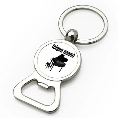 Akyol - piano met eigen naam flesopener - Piano - muziek liefhebbers - iemand die houdt van piano spelen - verjaardag - cadeau - kado - 9 bij 3 cm