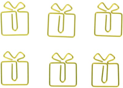 Allecto - Paperclips - Grappige Paperclips - Kerstcadeaudoos Vorm - Groen - Documentclassificatie - Voor Kantoor en Thuis - 100 Stuks