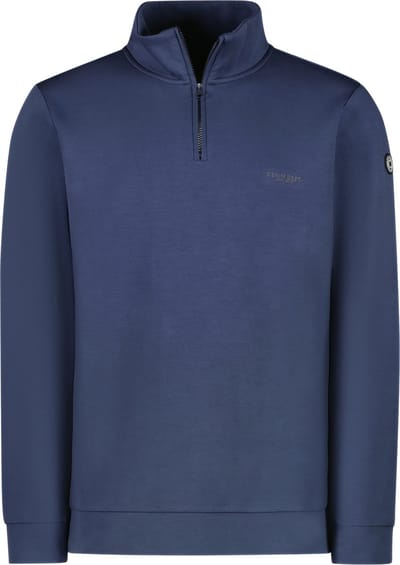 Cars Jeans Proley Sw Halfzip Navy Size: M | Sweaters Outlet | Heren | Blauw