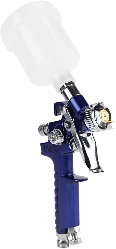 Professionele Pneumatische Spuitgun voor Auto Reparatie en Artistiek Schilderen met 0.8mm en 1.0mm Mondstuk en 125ml Capaciteit