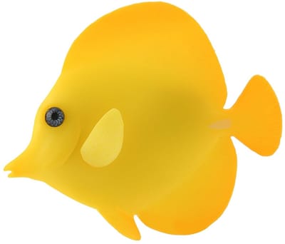 Dailygoods- Aquariumdecoratie Luminous Siliconen Vissen - Plastic Vissen - Decoratie Ornament - Realistische Vis - Lichtgevende Vissen - Gemakkelijk schoon te maken - Kunstvis
