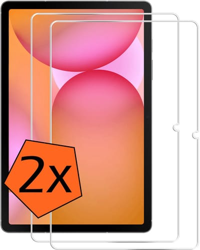 Screenprotector - 2 Stuks - Geschikt voor Samsung Galaxy Tab S10 FE - Extra Sterk - Gehard Glas - Beschermglas - Tempered Glass - Screen Protector