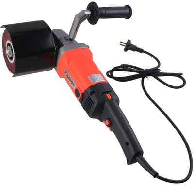 Slijpmachine - Satijn Polijstmachine - 1400W - Elektrisch - 220V - Draadborstel Polijstmachine - Voor Metaal, RVS, Aluminium, Hout - 3600 RPM - Constante Snelheid - Met Slijpschijf - Traploos Regelbaar - Ergonomisch Ontwerp - IP20