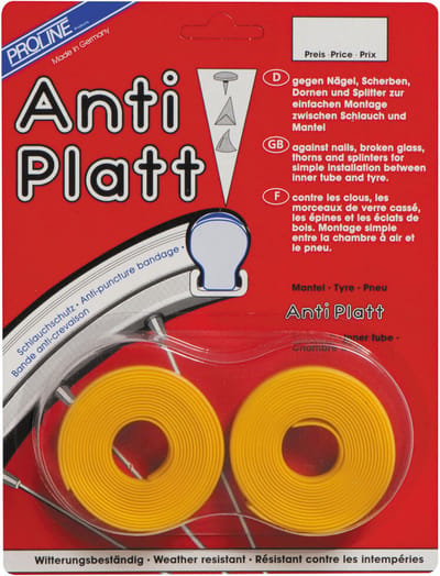 Proline Anti-lekstrip Race 28 Inch X 19 Mm Geel Per 2 Stuks