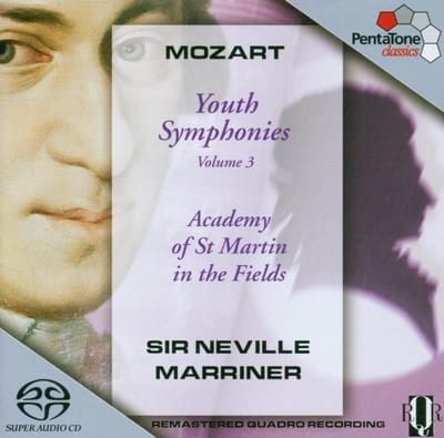 Academy Of St. Martin In The Fields, Sir Neville Marriner - Mozart: Youth Symphonies Volume 3 (SACD)
