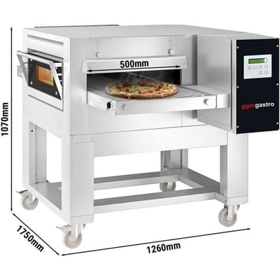 GGM Gastro Gas Durchlaufofen - 1260x1750mm - Digital - Bandbreite: 500mm - inkl. Untergestell
